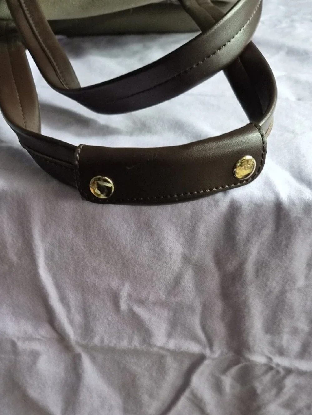 Django Olive Canvas Dog Carrier with Dark Brown Trim